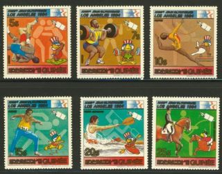 Guinea 839 - 44 Olympics,  Horses,  Sports photo