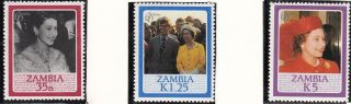 (71364) Zambia - Queen Elizabeth 60th Birthday photo