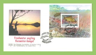 Namibia 1992 Freshwater Angling,  Exhibition Sheet First Day Cover photo