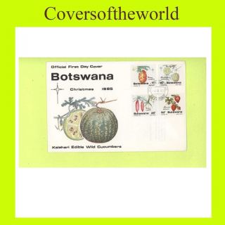 Botswana 1985 Christmas Issue,  Edible Cucumbers Fdc photo