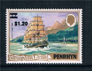 Penrhyn 1983 $1.  20 On $2 Sg 311 photo