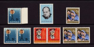 Australia 1965,  Sg 376,  377,  378,  381 Telecom Churchill Monash 5d,  Muh photo