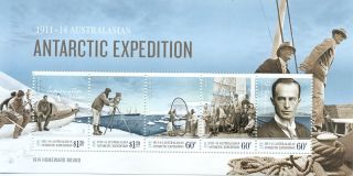 Australian Antarctic Territory Issue 2014 Expedition Min Sheet photo