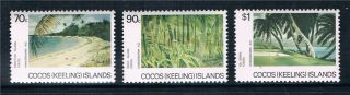 Cocos (keeling) Is 1987 Island Scenes Sg 162/4 photo