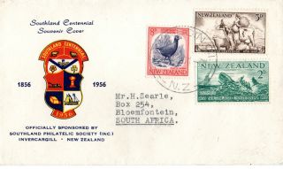 Zealand 1956 Southland Centenary First Day Cover Cds photo