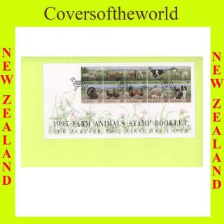 Zealand 1995 Animals Booklet First Day Cover photo