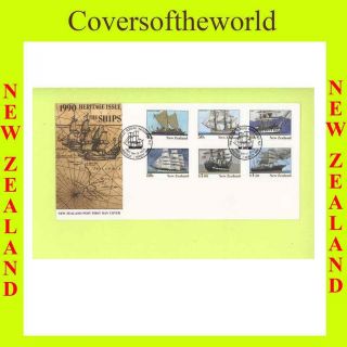 Zealand 1990 Heritage,  The Ships First Day Cover photo