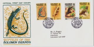 Solomon Islands : Reptiles Of The Islands First Day Cover (1979) photo