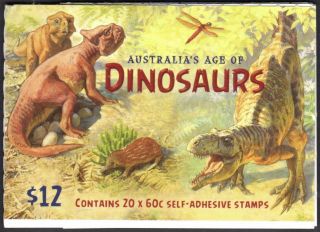Australia Scott 3995a Complete Booklet - Dinosaurs (2013) photo