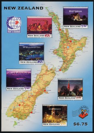 Zealand 1254a Architecture,  Map photo