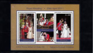 Penrhyn 2011 Royal Wedding 2v Compound M/s Prince William Kate Middleton photo