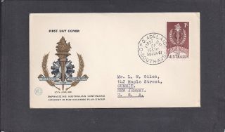 1961 Colombo Plan Issue Fdc - Wcs Cachet - Adelaide,  S.  Aust Jun 30 - 1961 photo