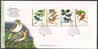 Highland Birds Of Malaysia 1997 Hummingbird Sambar Jungle Sepah Fdc Cover photo
