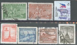 Philippines,  1947,  504 - 506,  508; 1949,  535 - 536; 1996,  2218c, photo