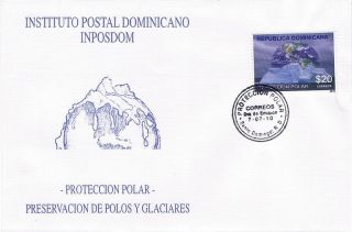 Dominican Polar Protection Sc 1482 Fdc 2010 photo