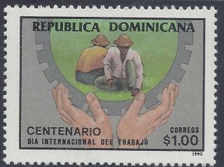 Dominican Labor Day Cent.  Sc 1080 1990 photo