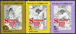 Dominican Holy Week Semana Santa Sc 824,  C306 - 7 1980 photo
