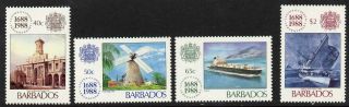 Barbados 731 - 4 Ships,  Lloyd ' S,  Architecture photo