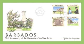 Barbados 1998 University Of West Indies First Day Cover photo