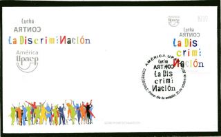 Chile 2013 Fdc America Upaep - Fight Against Discrimination photo