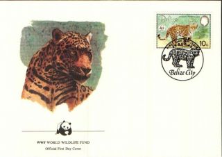 (70285) Fdc - Belize - Jaguar - 1983 photo