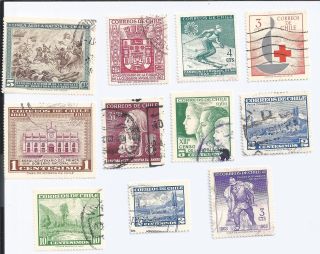 Chile 11 1950 - 1960 Issues photo