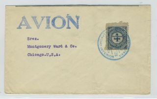 Columbia - - Airmail Cover Sent In 1928 With Scott 396 photo