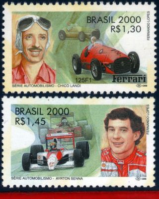 2769 - 70 Brazil 2000 Autosports,  Ayrton Senna,  Chico Landi,  Automobiles,  Formula 1 photo