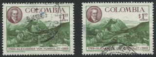 Colombia Featuring: Alexander Von Humboldt & Andes Mts.  Scotts C513 Hinged photo