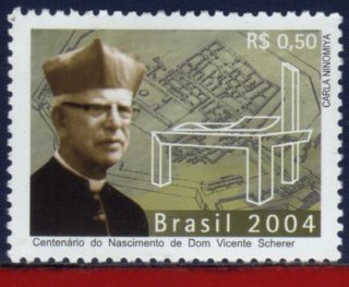 2919 Brazil 2004 - Vicent Scherer,  Cent.  Anniv.  - photo
