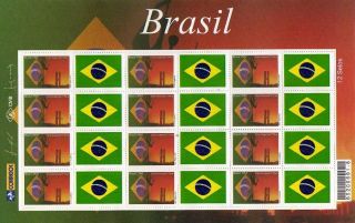 2940fl Brazil 2004 Personalized Brazil,  Architecture,  Flags,  Sculture photo