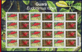 2921a - F2 Brazil 2004 - Maned,  Birds,  Fauna,  Sheet Personalized,  Sc 2921a photo