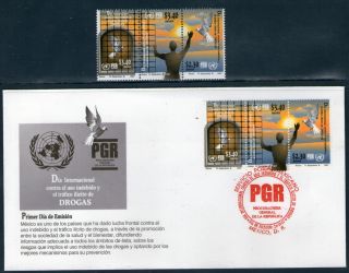 2037fd Mexico 1997 - Day Against Illegal Drugs,  Anti Drugs,  Health,  Dove,  Sc 2037 photo