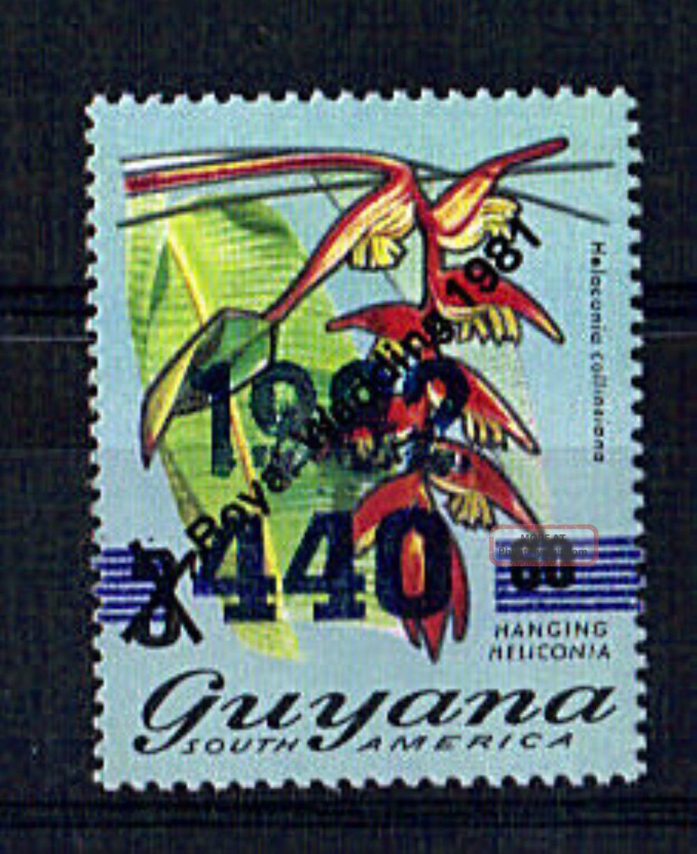 Guyana 1981 Royal Wedding 60c On 3c With 440 Diagonal Overprint Latin America photo