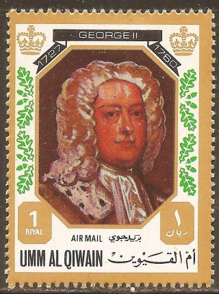 Uae Umm Al Qiwain - 1972 Kings & Queens Of England (george Ii - 1727 - 1760) photo