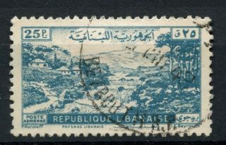 Lebanon 1948 Sg 377,  25p Air,  Landscape A38996 photo