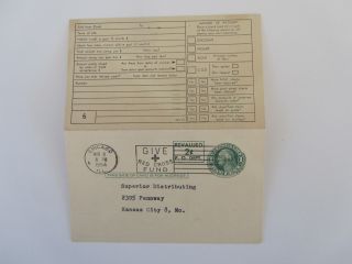 Us Re - Valued Uy15 Reply Card Horizontal Unseverd Pre - Addressed (1) Side Mailed photo