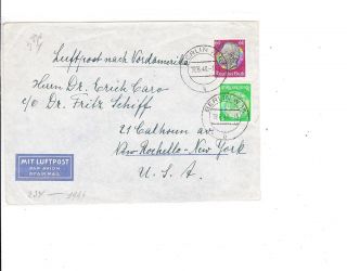 Germany 1940 Am Censored Cover To Us Vf Two Scan photo