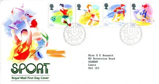22 March 1988 Sport Royal Mail First Day Cover Bureau Shs (w) photo