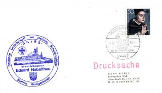 4 December 1980 German Lifeboat Eduard Nebelthau Cached Cover photo