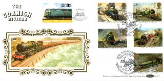 22 January 1985 Famous Trains Benham Bls 1 Le First Day Cover Cornish Riviera photo