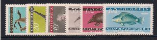 Colombia 1960 Wildlife Mlh - Vf 901 - 6 photo