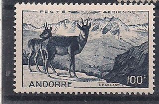Andorra - 1950 Wild Animal Mlh - Vf A.  1 photo