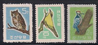 Corea - 1961 Birds - Vf 298 - 300 photo