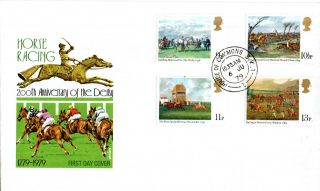 6 June 1979 Horseracing Post Office First Day Cover House Of Commons Sw1 Cds photo