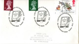 9 November 1993 Christmas First Day Cover The Old Curiosity Shop London Wc2 (a) photo