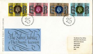 11 May 1977 Silver Jubilee Post Office First Day Cover Bureau Shs photo