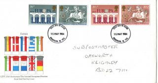 15 May 1984 Europa Royal Mail First Day Cover Bradford W Yks Fdi photo
