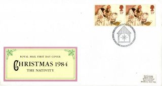 20 November 1984 Christmas Royal Mail First Day Cover Bethlehem Shs photo