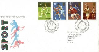 10 October 1980 Sport Centenaries Post Office First Day Cover Bureau Shs photo